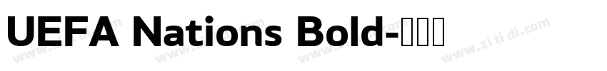 UEFA Nations Bold字体转换